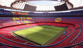 Spotify Camp Nou - Vue du terrain après rénovation
