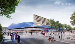 St. Jakob Park - Vue de la rue - projet août 2022