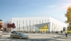 Stade du Pays de Charleroi - Façade du projet