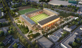 Stade Francis-Le-Basser - Vue aérienne - projet 2025