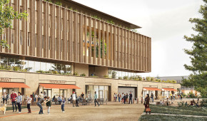 Stade Francis-Le-Basser - Vue parvis - projet 2025