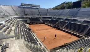 Stadio Centrale del Tennis - Court central - copyright OStadium.com
