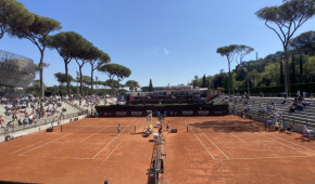 Stadio Centrale del Tennis - Les 6 petits terrains du complexe de tennis - copyright OStadium.com