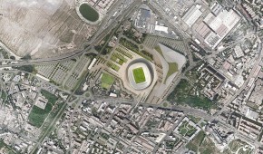 Stadio de la Fiorentina - Vue aérienne - copyright Arup