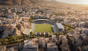 Rénovation en vue du stade d'Athens Kallitheas