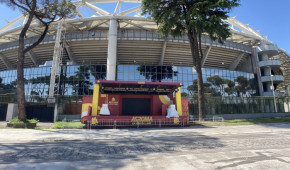 Stadio Olimpico - Roma - Préparation d'avant match pour l'AS Roma - copyright OStadium.com