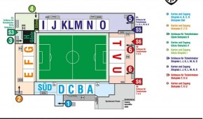 Städtisches Waldstadion - Plan