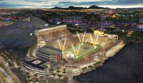 Sun Devil Stadium - Projet rénovation - vue aérienne