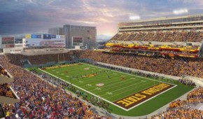 Sun Devil Stadium - Projet rénovation - vue du terrain