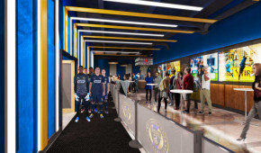 Talen Energy Stadium - Sortie des joueurs dans le Tunnel Club