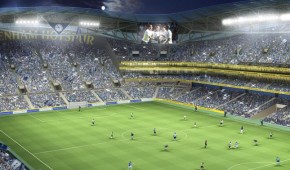 Tottenham HotSpurs Stadium : Vue de l'intérieur du stade