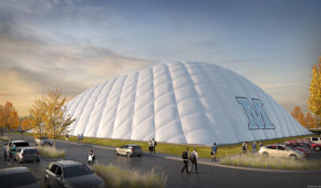 UMaine Speed Dome - Vue de l'extérieur