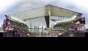 U.S. Bank Stadium : Coupe du stade