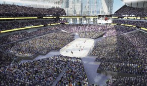 U.S. Bank Stadium : Version hockey