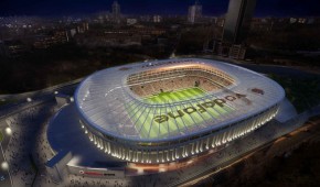 Vodafone Arena : Vue aérienne