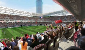 Vodafone Arena : Vue de l'intérieur du stade