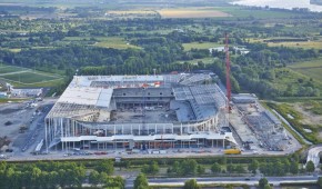 Vol de Juin au dessus du Nouveau Stade de Bordeaux