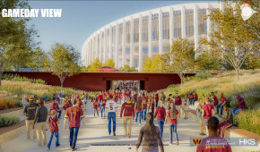 Washington Commanders Stadium by HKS - Arrivée des supporters