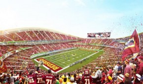 Washington Redskins stadium - Vue du terrain