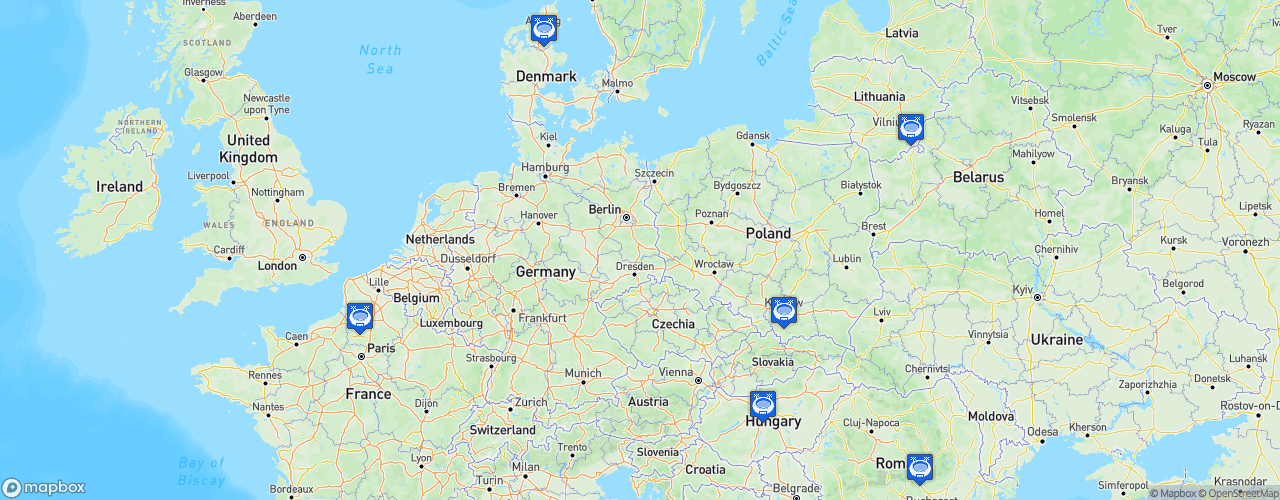Static Map of IIHF Continental Cup - Saison 2021-2022