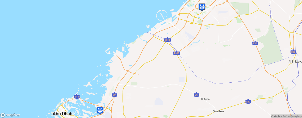 Static Map of FIA F4 UAE Championship - Saison 2022 - EMSO