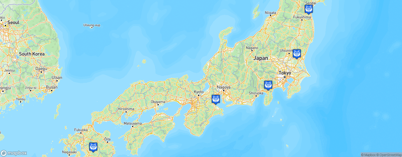 Static Map of FIA F4 Japan Championship - Saison 2022