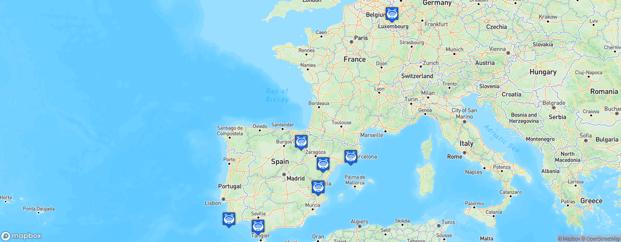 Static Map of FIA F4 Spanish Championship - Saison 2022