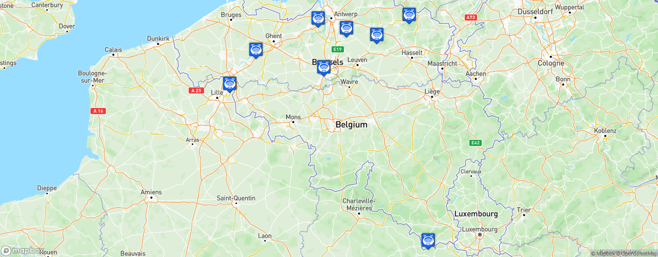 Static Map of Challenger Pro League - Saison 2021-2022