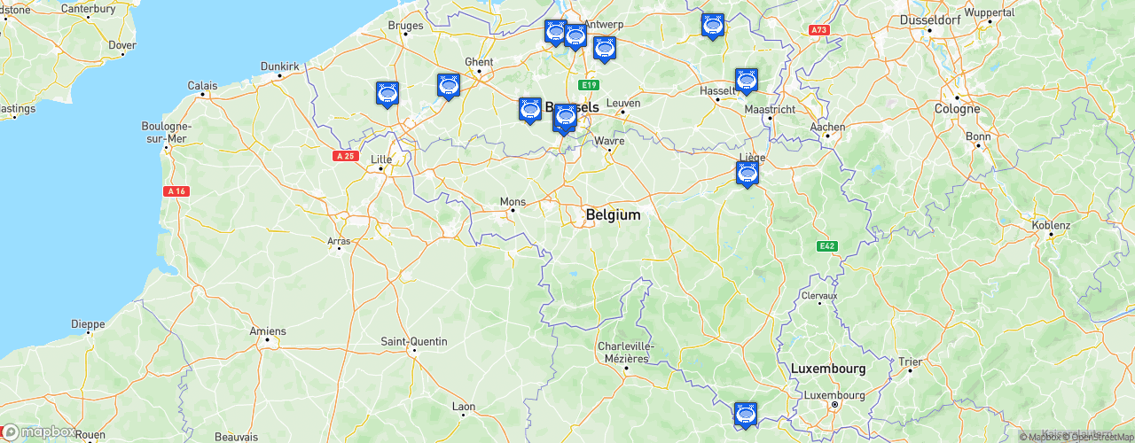 Static Map of Challenger Pro League - Saison 2022-2023