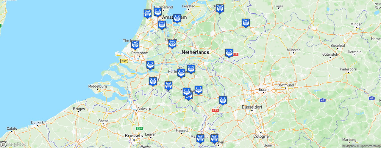Static Map of Eerste Divisie - Saison 2022-2023 - Keuken Kampioen Divisie