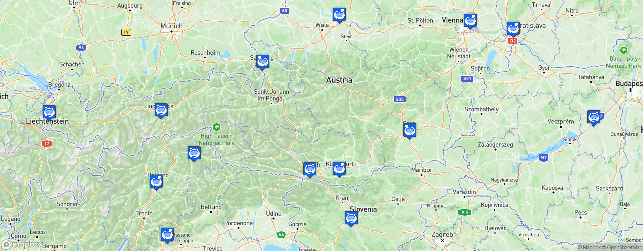 Static Map of ICE Hockey League - Saison 2022-2023 - Bet-at-home