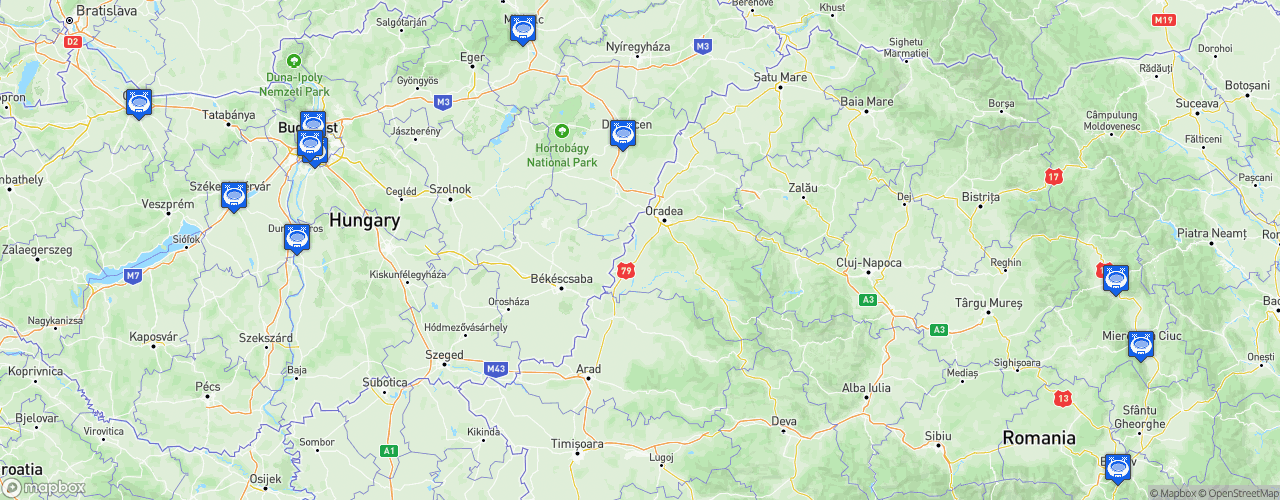 Static Map of Erste Liga - Saison 2022-2023