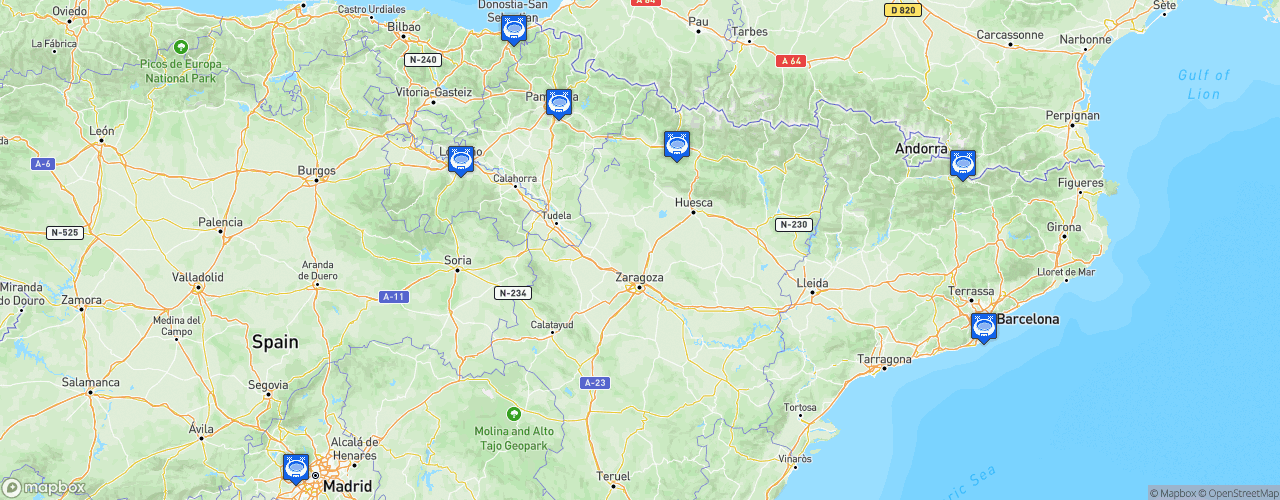 Static Map of Liga Nacional Hockey Hielo - Saison 2022-2023 - Loterias