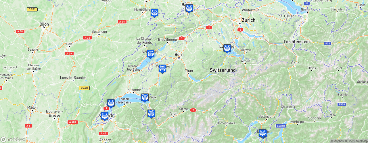 Static Map of SB League - Saison 2022-2023