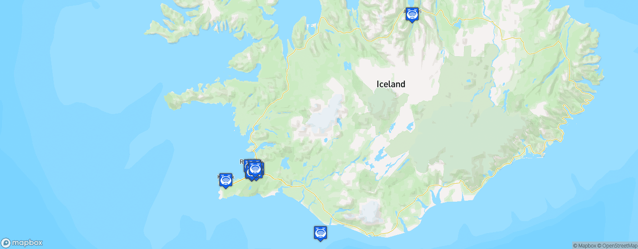 Static Map of Úrvalsdeild karla - Saison 2023 - Besta deild karla