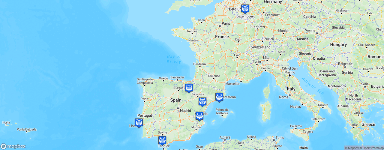 Static Map of FIA F4 Spanish Championship - Saison 2023