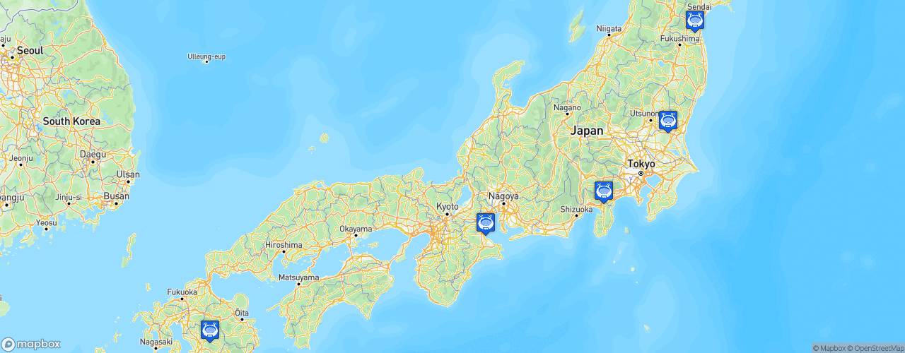 Static Map of FIA F4 Japan Championship - Saison 2023