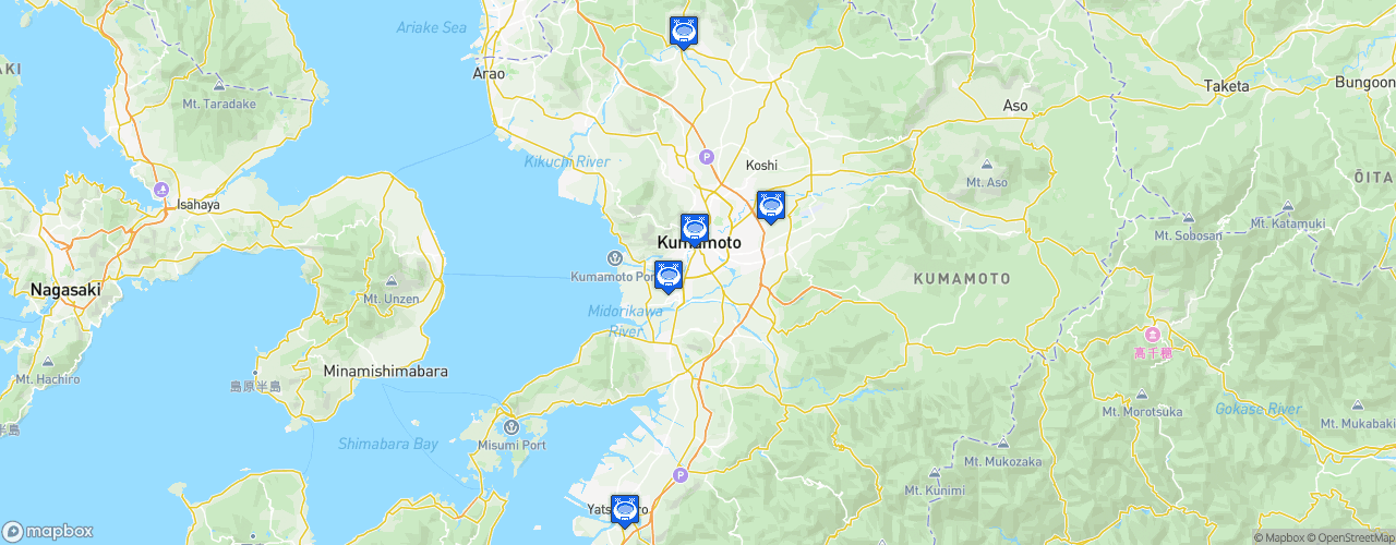 Static Map of IHF Handball Women's World Championship Japan 2019