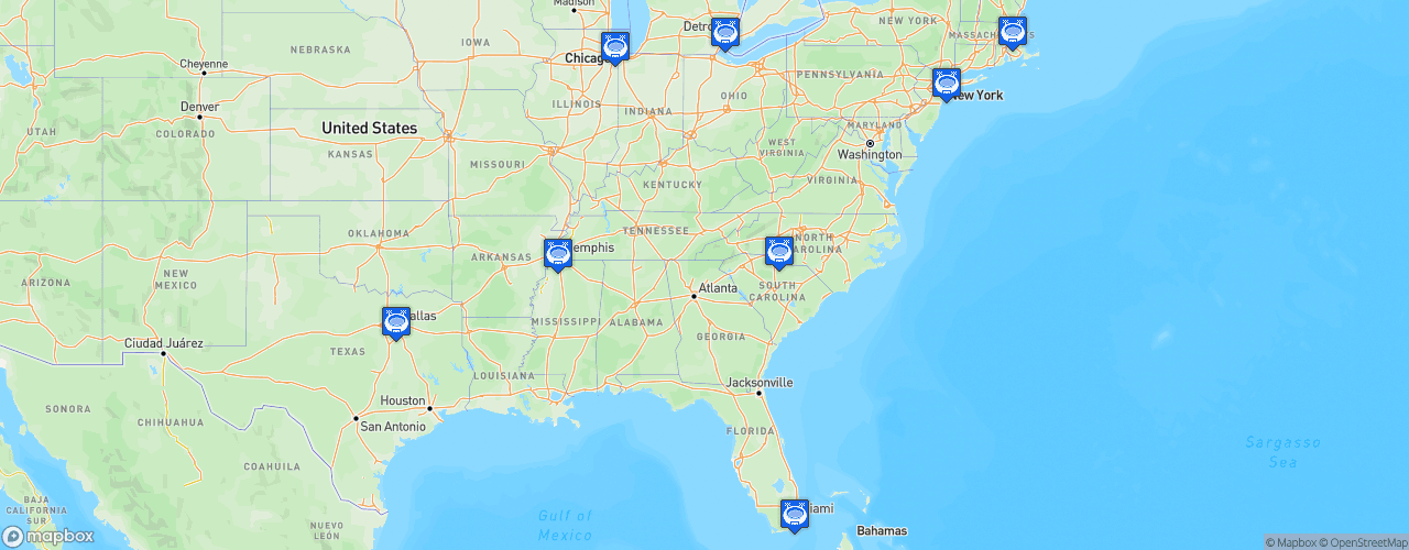 Static Map of BIG3 - Saison 2023