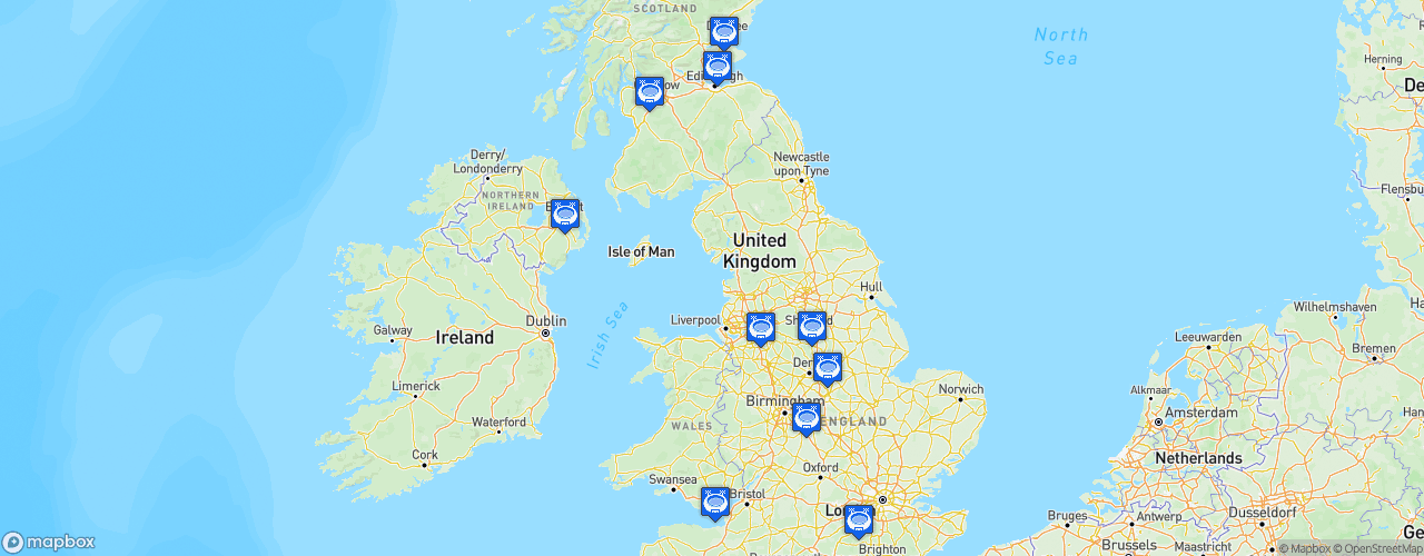 Static Map of Elite Ice Hockey League - Saison 2023-2024 - Premier Sports