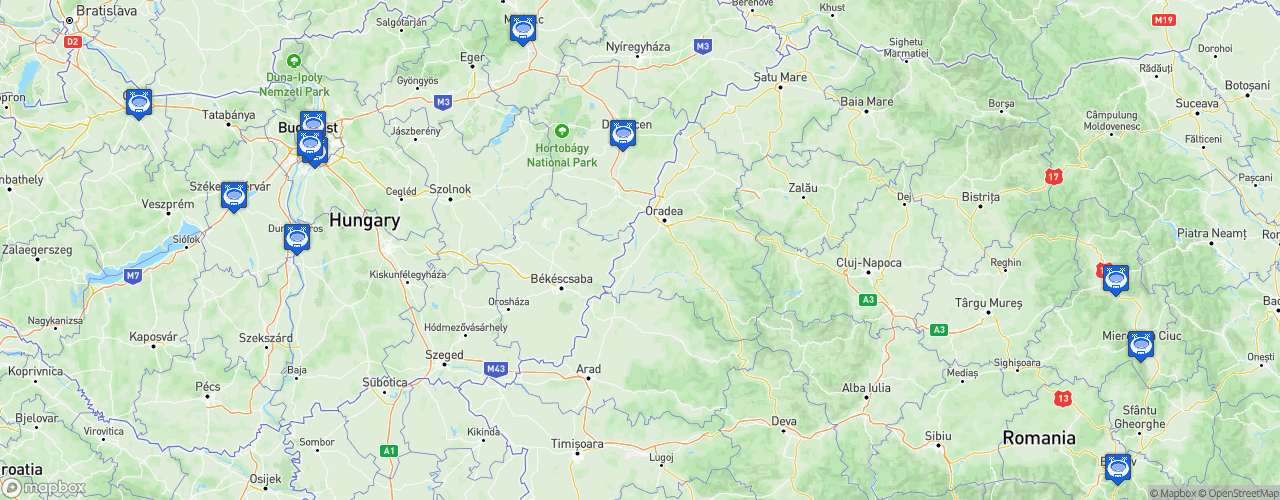 Static Map of Erste Liga - Saison 2023-2024