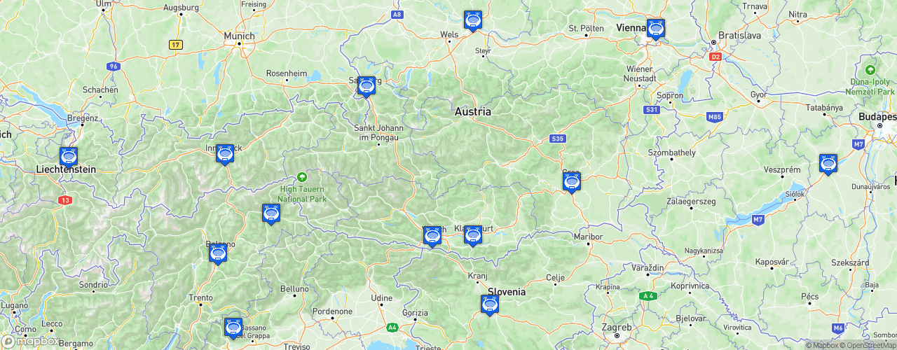 Static Map of ICE Hockey League - Saison 2024-2025