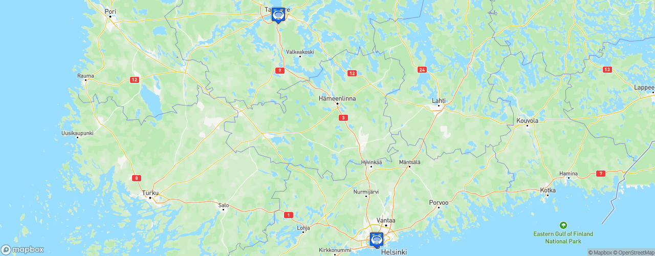 Static Map of Championnat du Monde d'Hockey sur Glace IIHF - IIHF World Championship 2022