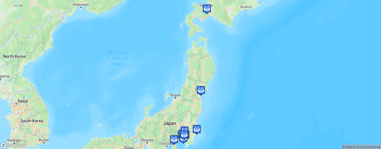 Static Map of Jeux Olympiques - Jeux Olympiques Tokyo 2021