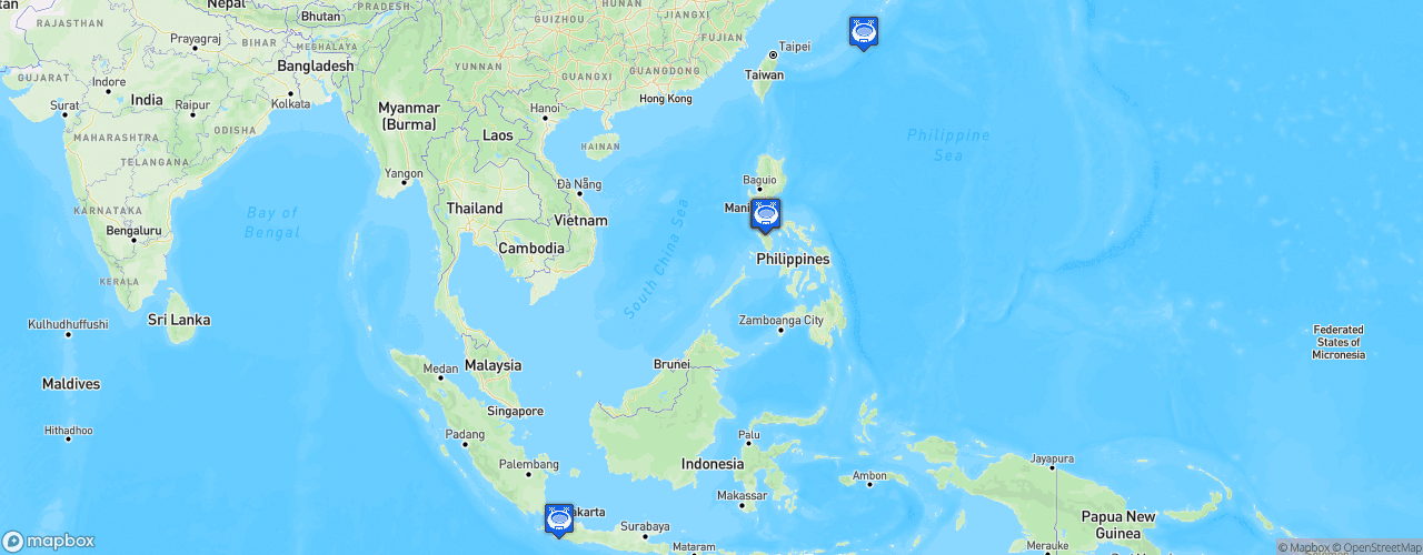 Static Map of FIBA Basketball World Cup - FIBA Basketball World Cup 2023