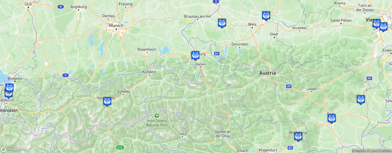 Static Map of Bundesliga.at - Saison 2026-2027