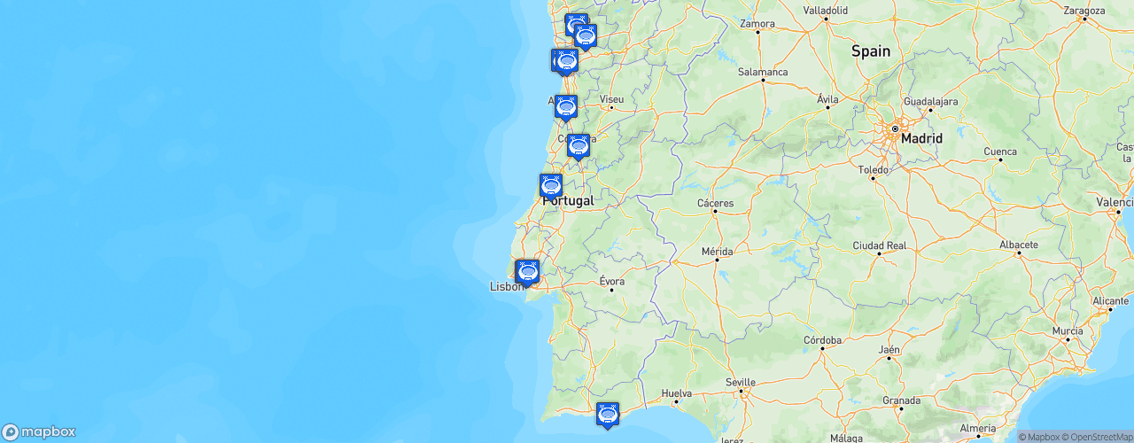 Static Map of Championnat d'Europe de football UEFA - UEFA Euro Portugal 2004