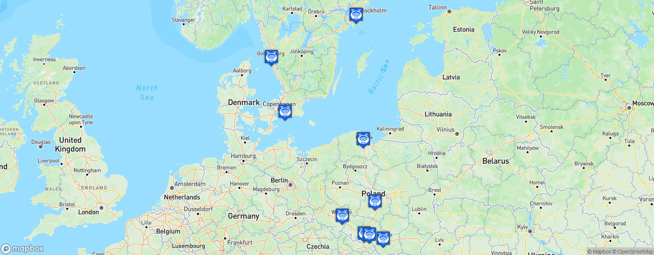 Static Map of IHF Handball World Championship 2023