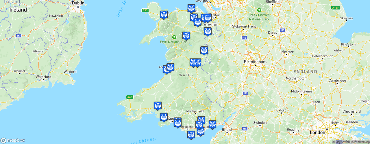 Static Map of FAW Championship - Saison 2026-2027