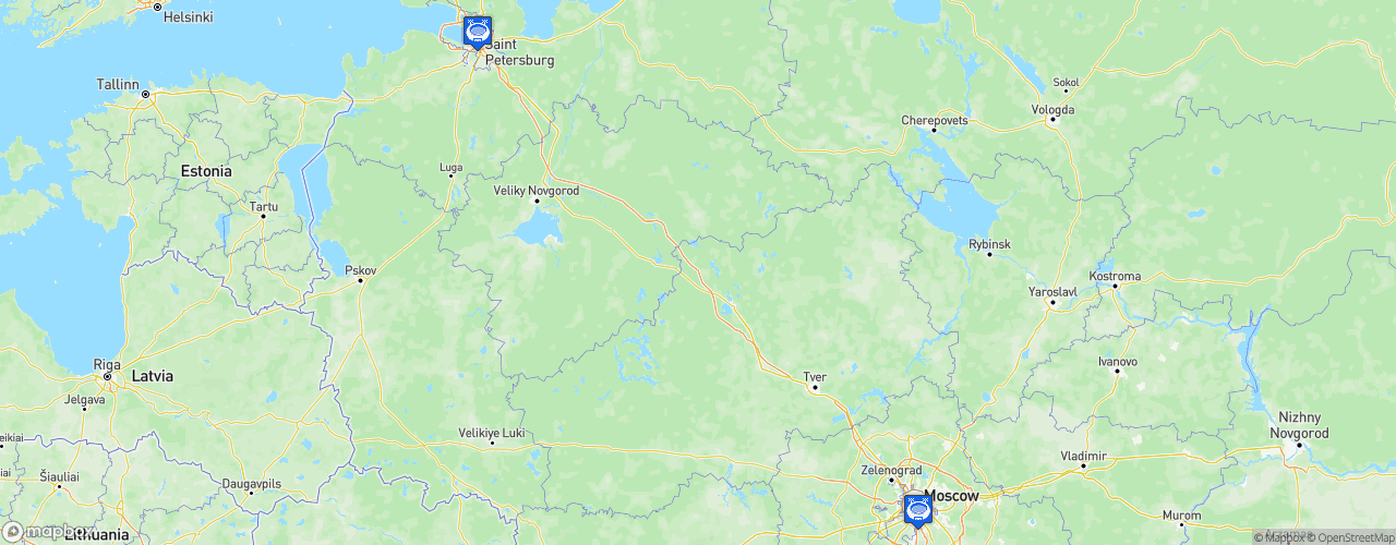 Static Map of Championnat du Monde d'Hockey sur Glace IIHF - IIHF World Championship 2016